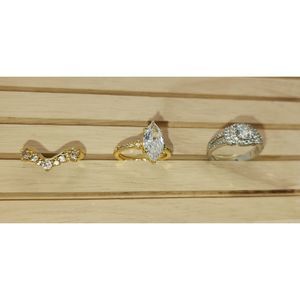 Various Rings Costume Jewelry, Statement Rings, Gold Tone Rings, Gemstone Rings
